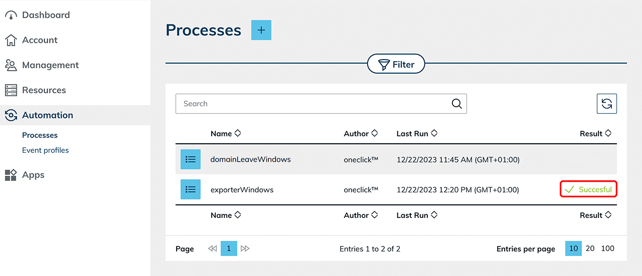 Prozess zur Installation der WinRM-Komponente auf einer Klon-VM